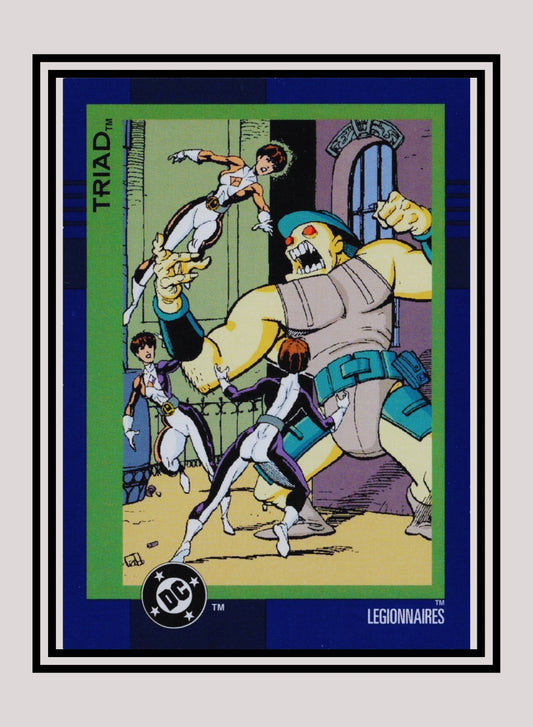 DC! 1x Triad - Base (#086 - 1993 Skybox DC Cosmic Teams)