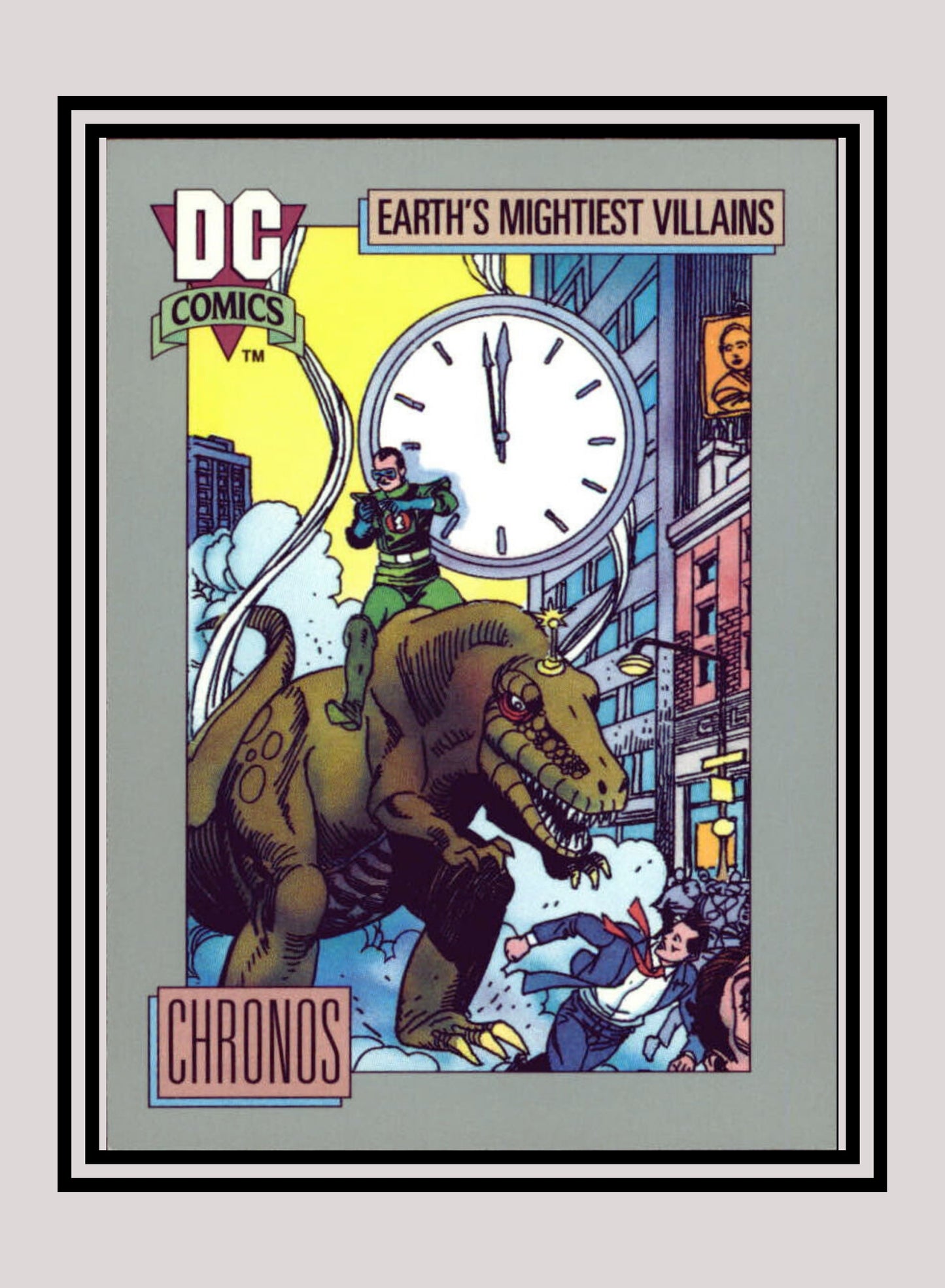 DC! 1x Chronos - Base (#087 - 1991 Impel DC Cosmic Cards)