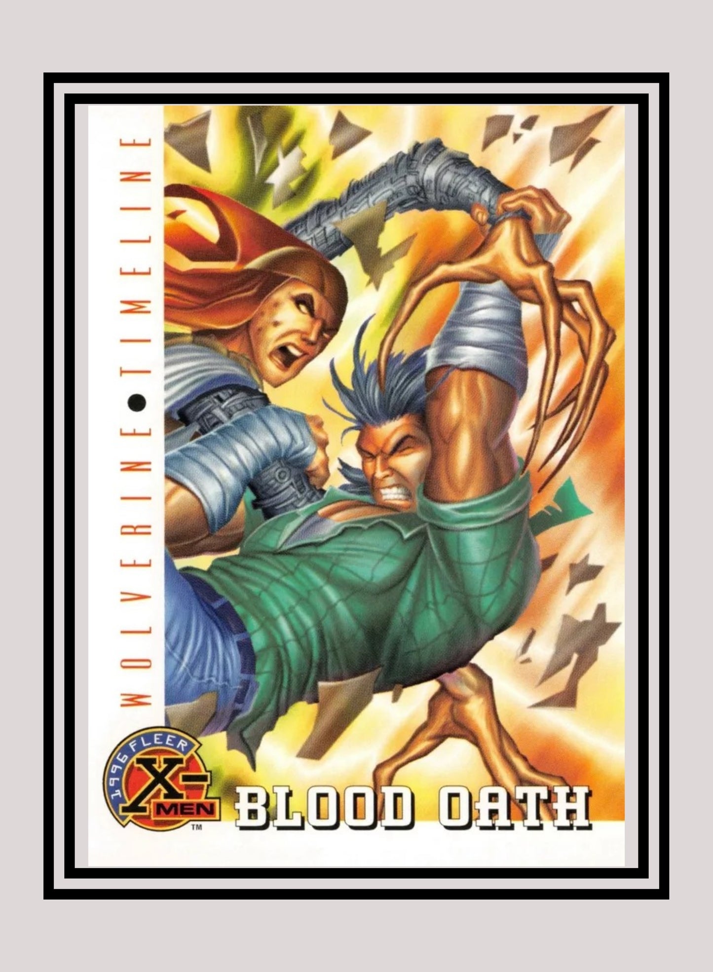 Marvel! 1x Blood Oath - Base (#087 - 1996 Fleer X Men)