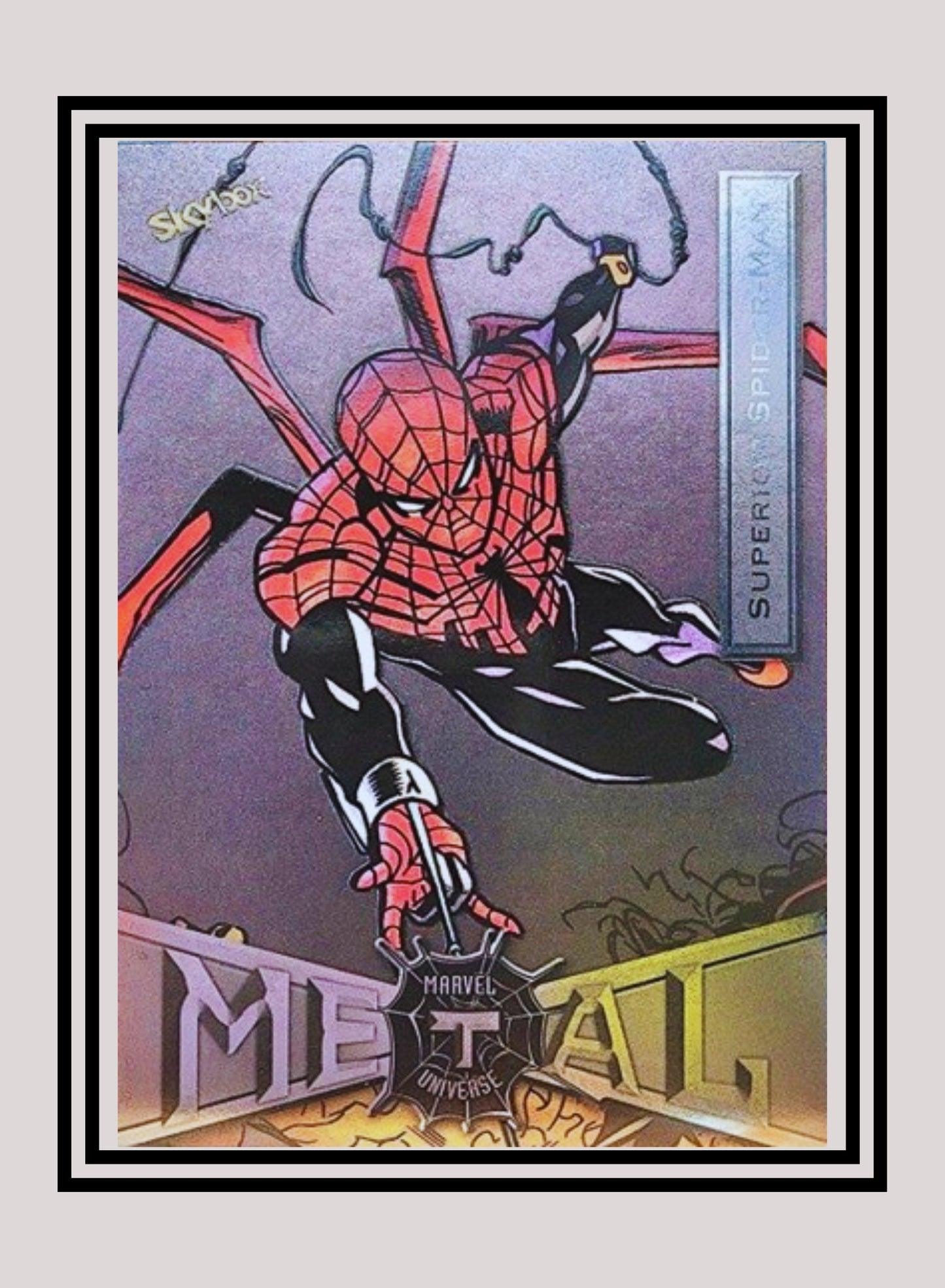 Marvel! 1x Superior Spiderman - Base Low Series (#088 - 2021 Upper Deck Spiderman Metal Universe)