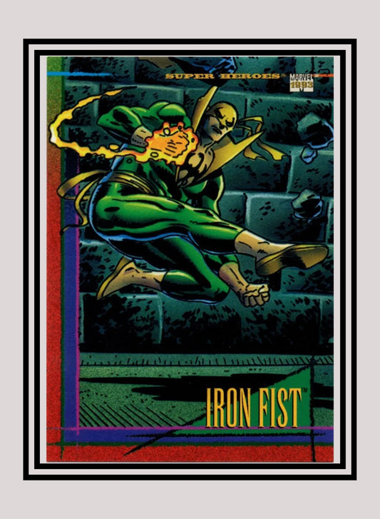 Marvel! 1x Iron Fist - Base (#088 - 1993 Skybox Marvel Universe Series 4)