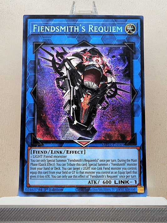 Yugioh! 1x Fiendsmith's Requiem (MP25 - Prismatic Secret Rare) 1st Edition