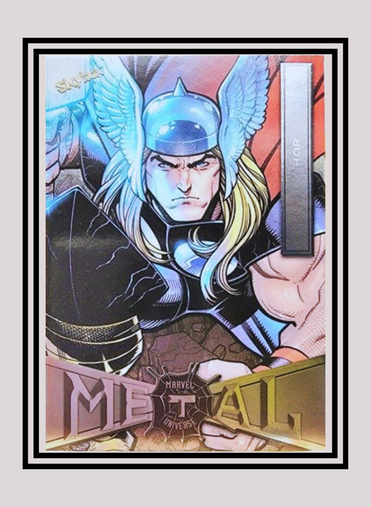 Marvel! 1x Thor - Base Low Series (#089 - 2021 Upper Deck Spiderman Metal Universe)