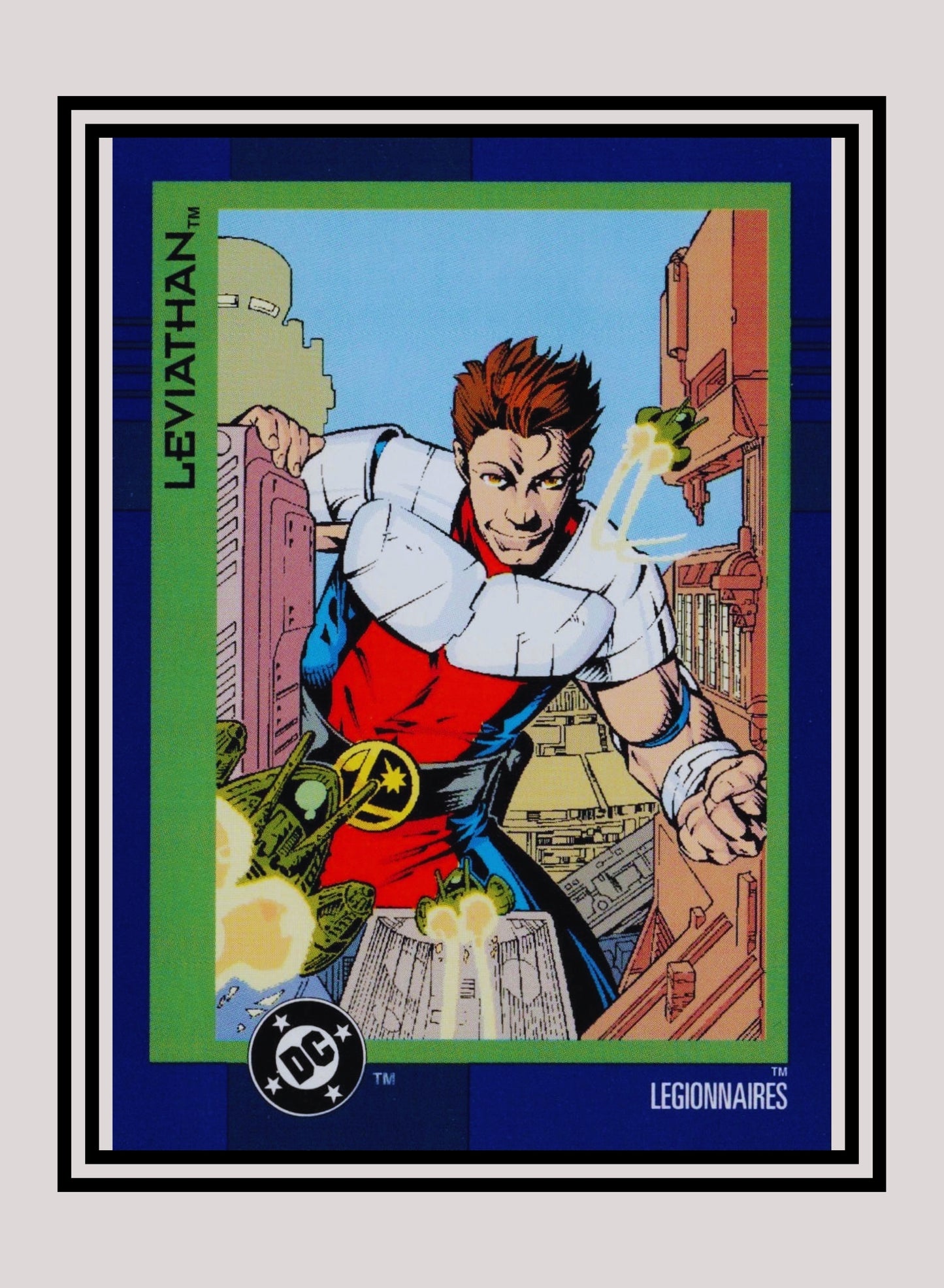 DC! 1x Leviathan - Base (#089 - 1993 Skybox DC Cosmic Teams)