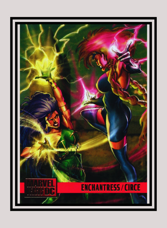 Marvel! 1x Enchantress vs. Circe - Base (#089 - 1995 Fleer DC vs. Marvel Comics)
