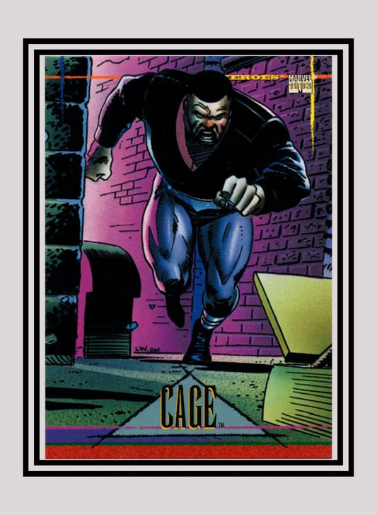 Marvel! 1x Cage - Base (#089 - 1993 Skybox Marvel Universe Series 4)