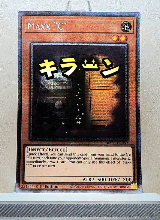 Yugioh! 1x Maxx "C" Stamp Artwork (RA05 - Starlight Rare) 1st Edition