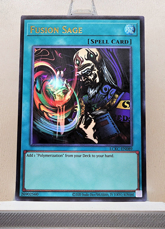 Yugioh! 1x Fusion Sage (LCKC - Ultra Rare) Unli Edition