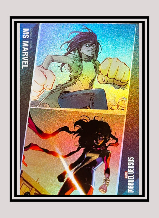 Marvel! 1x Ms. Marvel / Kamala Khan - Base Foil (#089 - 2022 Panini Marvel Versus)