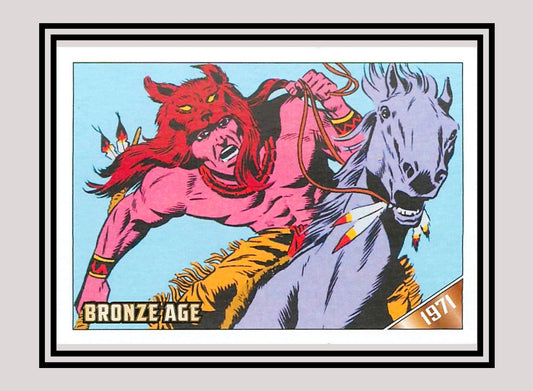 Marvel! 1x Marvel Spotlight #1: Red Wolf - Base (#08 - 2012 Rittenhouse Marvel Bronze Age)