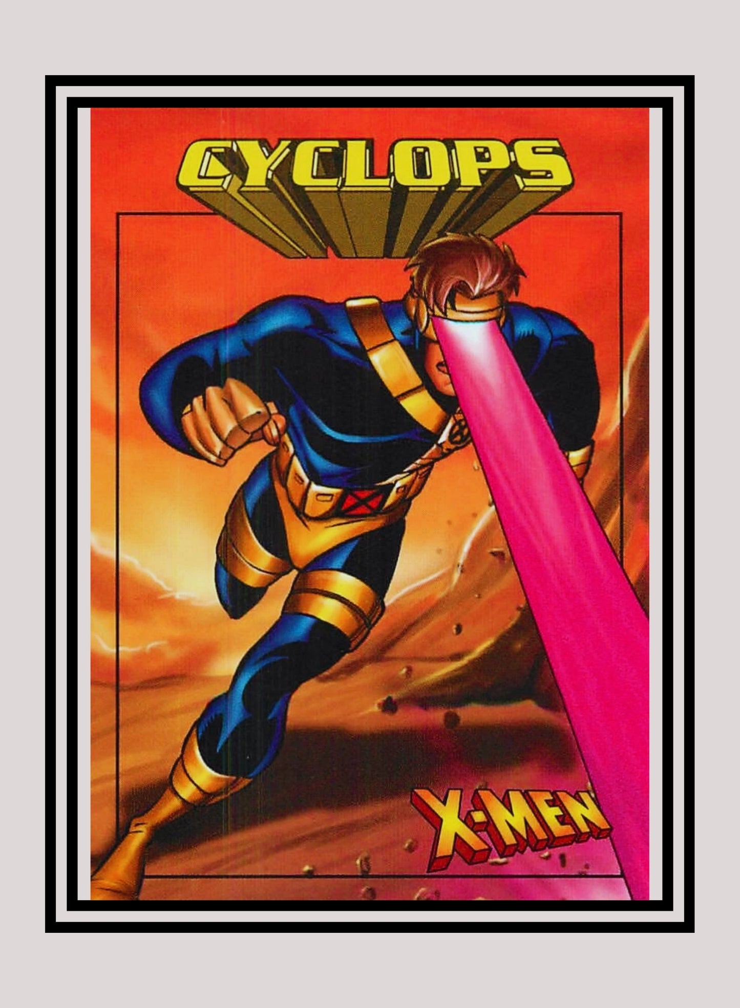 Marvel! 1x Cyclops - Base (#08 - 1997 Fleer X-Men International)
