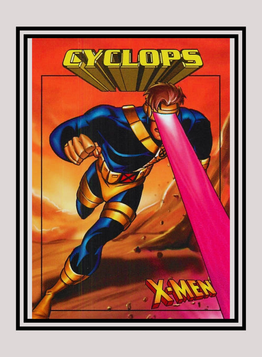 Marvel! 1x Cyclops - Base (#08 - 1997 Fleer X-Men International)