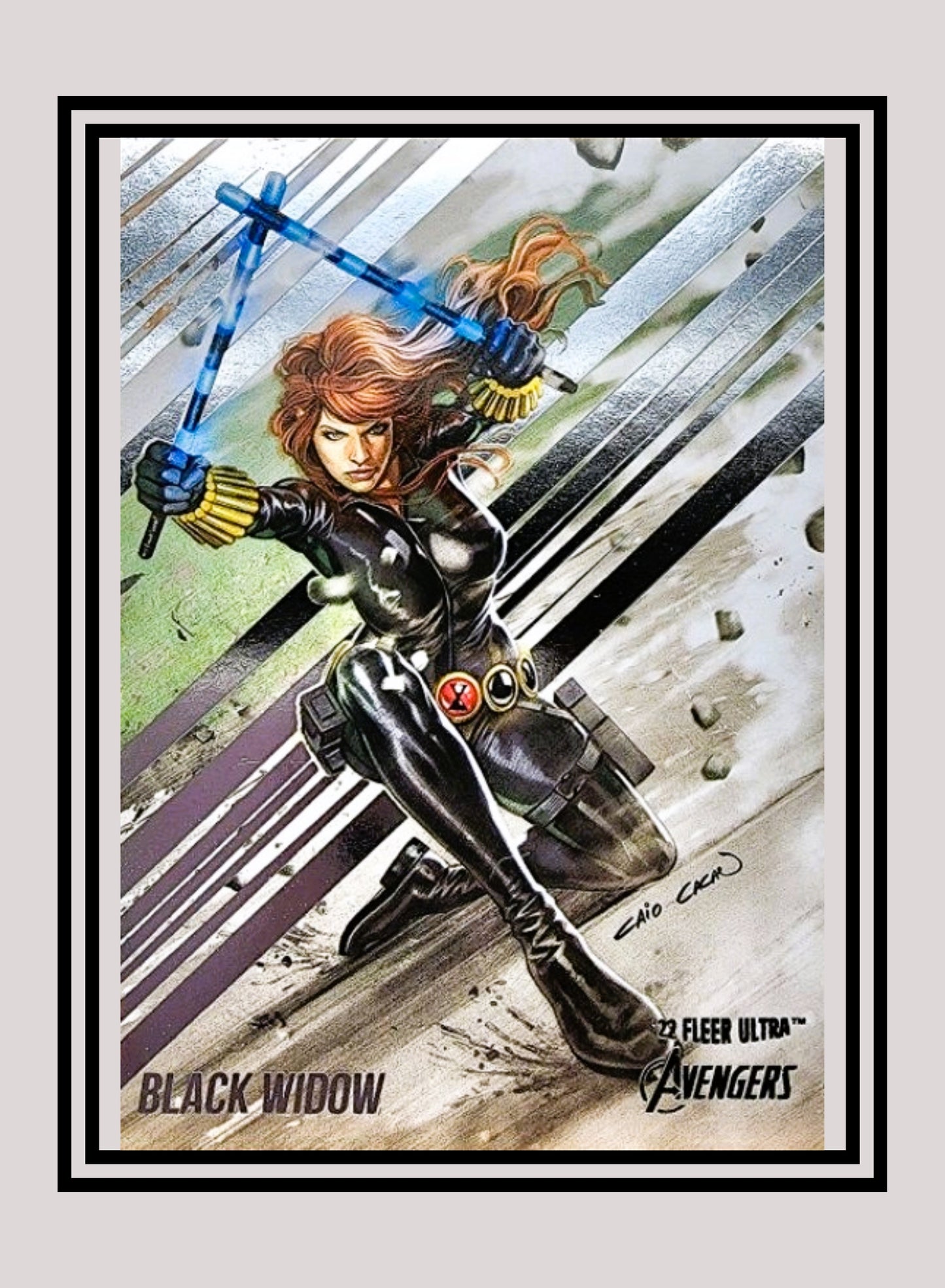 Marvel! 1x Black Widow - Base (#08 - 2022 Fleer Ultra Avengers)