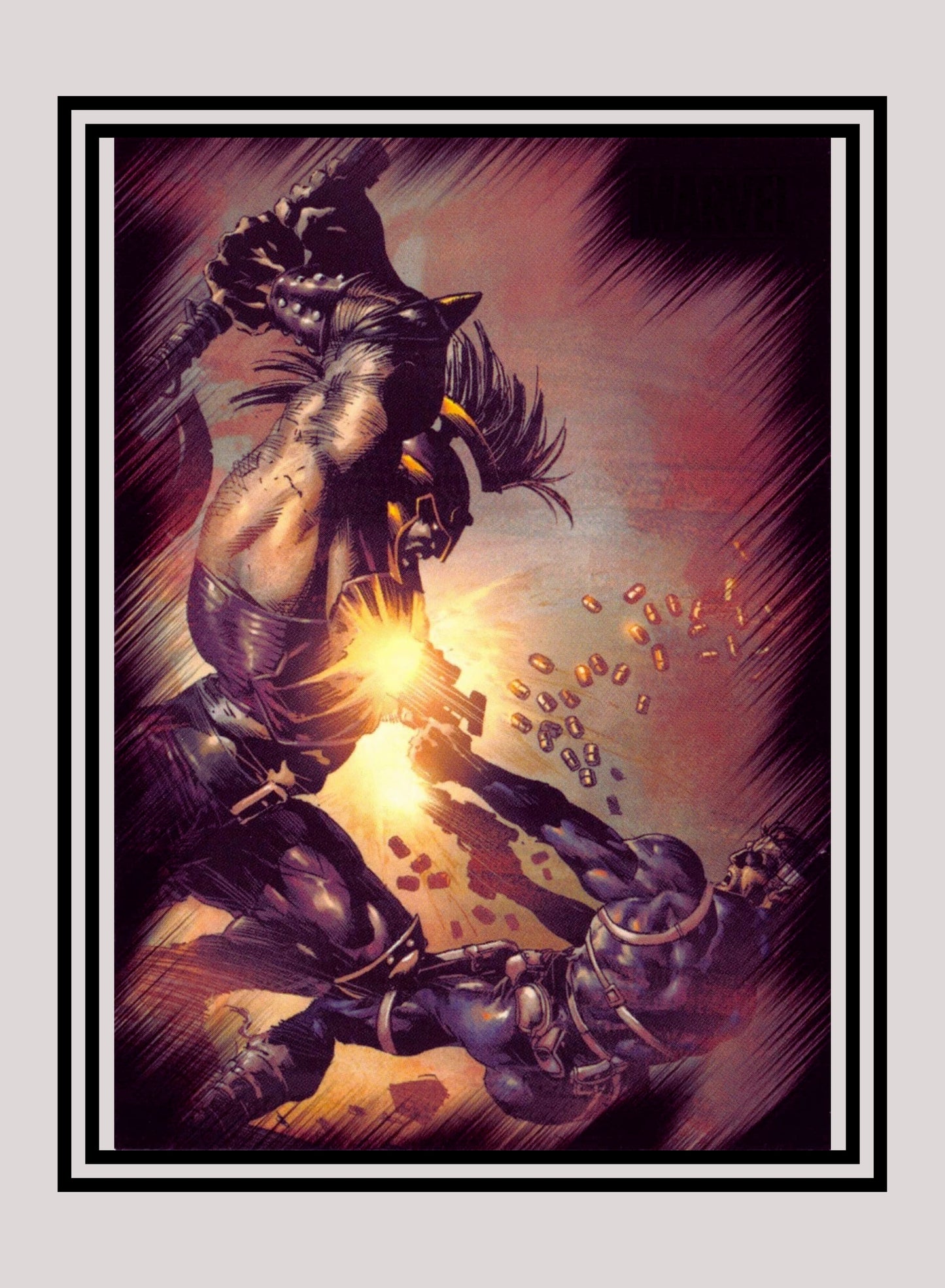 Marvel! 1x Nick Fury vs. Ares - Base (#08 - 2010 Rittenhouse Marvel Heroes & Villains)