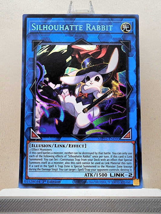 Yugioh! 1x Silhouhatte Rabbit (MP25 - Prismatic Secret Rare) 1st Edition
