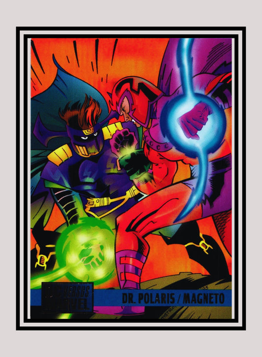 Marvel! 1x Dr. Polaris vs. Magneto - Base (#090 - 1995 Fleer DC vs. Marvel Comics)