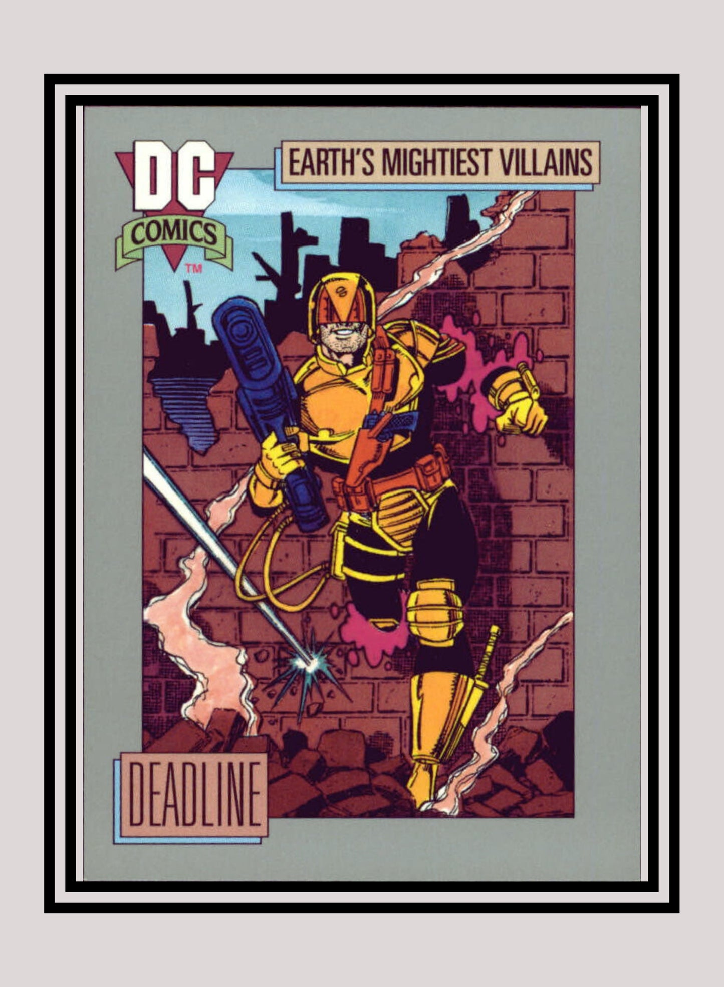 DC! 1x Deadline - Base (#090 - 1991 Impel DC Cosmic Cards)