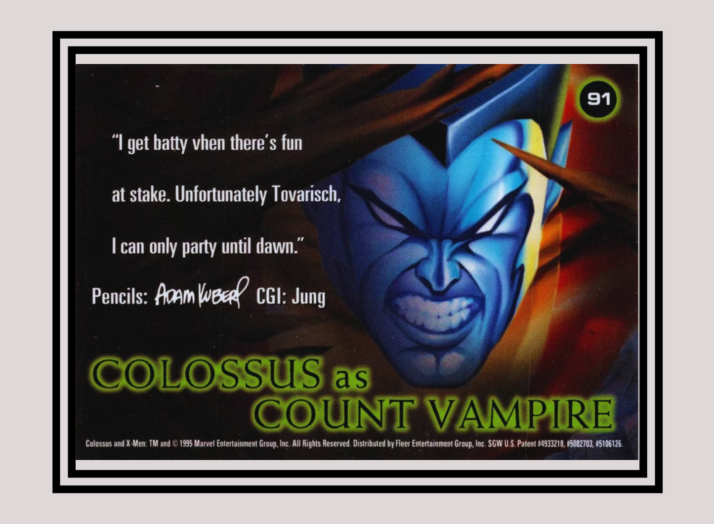 Marvel! 1x Colossus - Base (#091 - 1996 Fleer X Men)