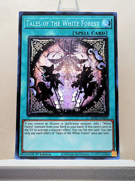 Yugioh! 1x Tales of the White Forest (MP25 - Prismatic Secret Rare) 1st Edition