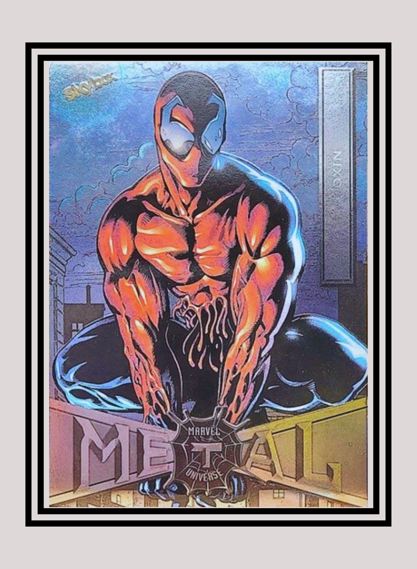 Marvel! 1x Toxin - Base Low Series (#092 - 2021 Upper Deck Spiderman Metal Universe)