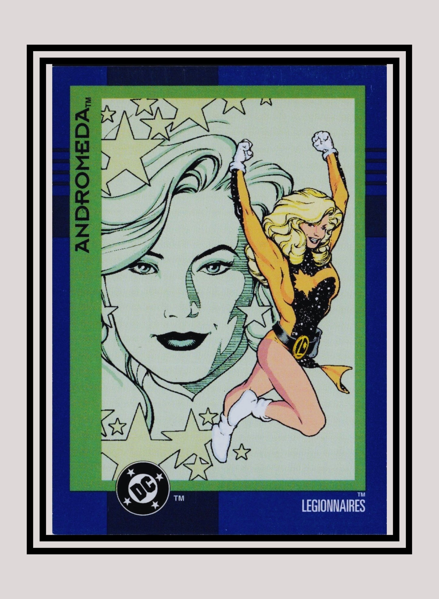 DC! 1x Andromeda - Base (#092 - 1993 Skybox DC Cosmic Teams)