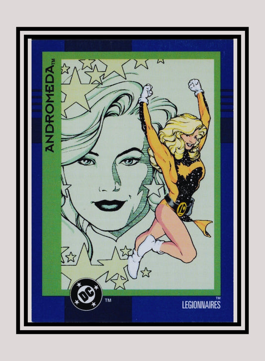 DC! 1x Andromeda - Base (#092 - 1993 Skybox DC Cosmic Teams)