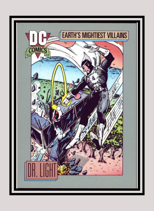 DC! 1x Dr. Light - Base (#092 - 1991 Impel DC Cosmic Cards)