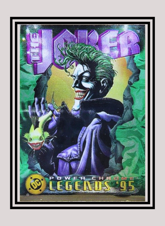 DC! 1x The Joker - Power Chrome (#092 - 1995 SkyBox DC Power Chrome Legends)