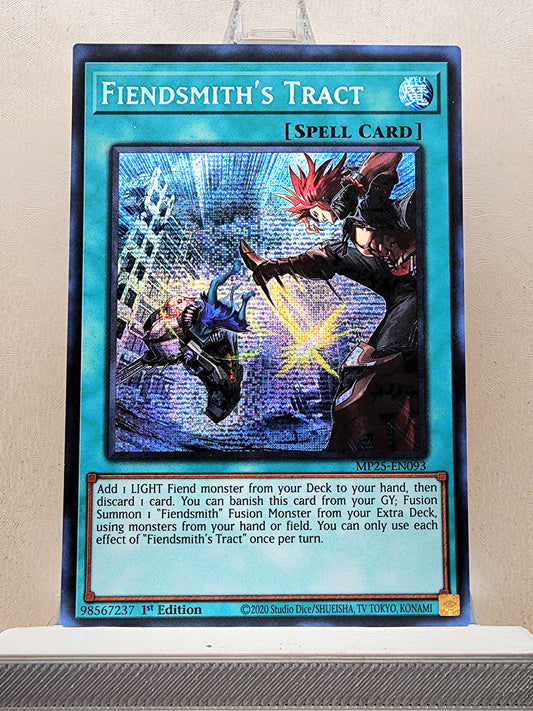 Yugioh! 1x Fiendsmith's Tract (MP25 - Prismatic Secret Rare) 1st Edition