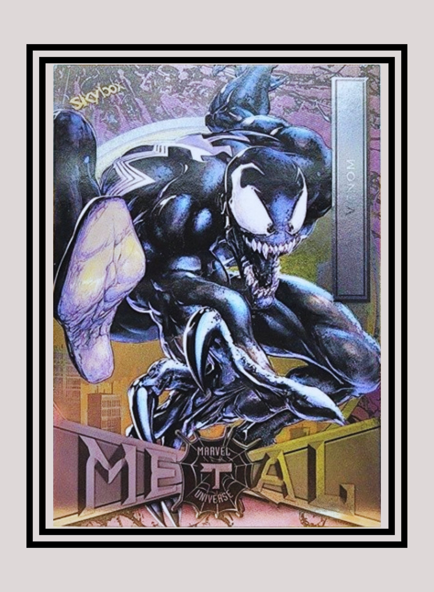 Marvel! 1x Venom - Base Low Series (#093 - 2021 Upper Deck Spiderman Metal Universe)