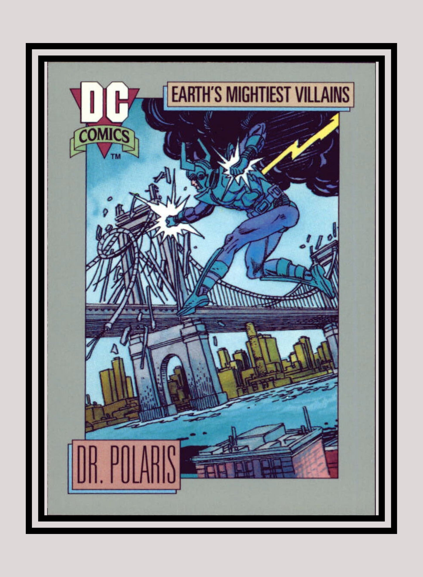 DC! 1x Dr. Polaris - Base (#093 - 1991 Impel DC Cosmic Cards)