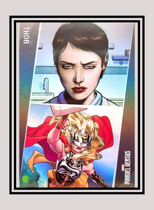 Marvel! 1x Thor / Jane Foster - Base Foil (#093 - 2022 Panini Marvel Versus)