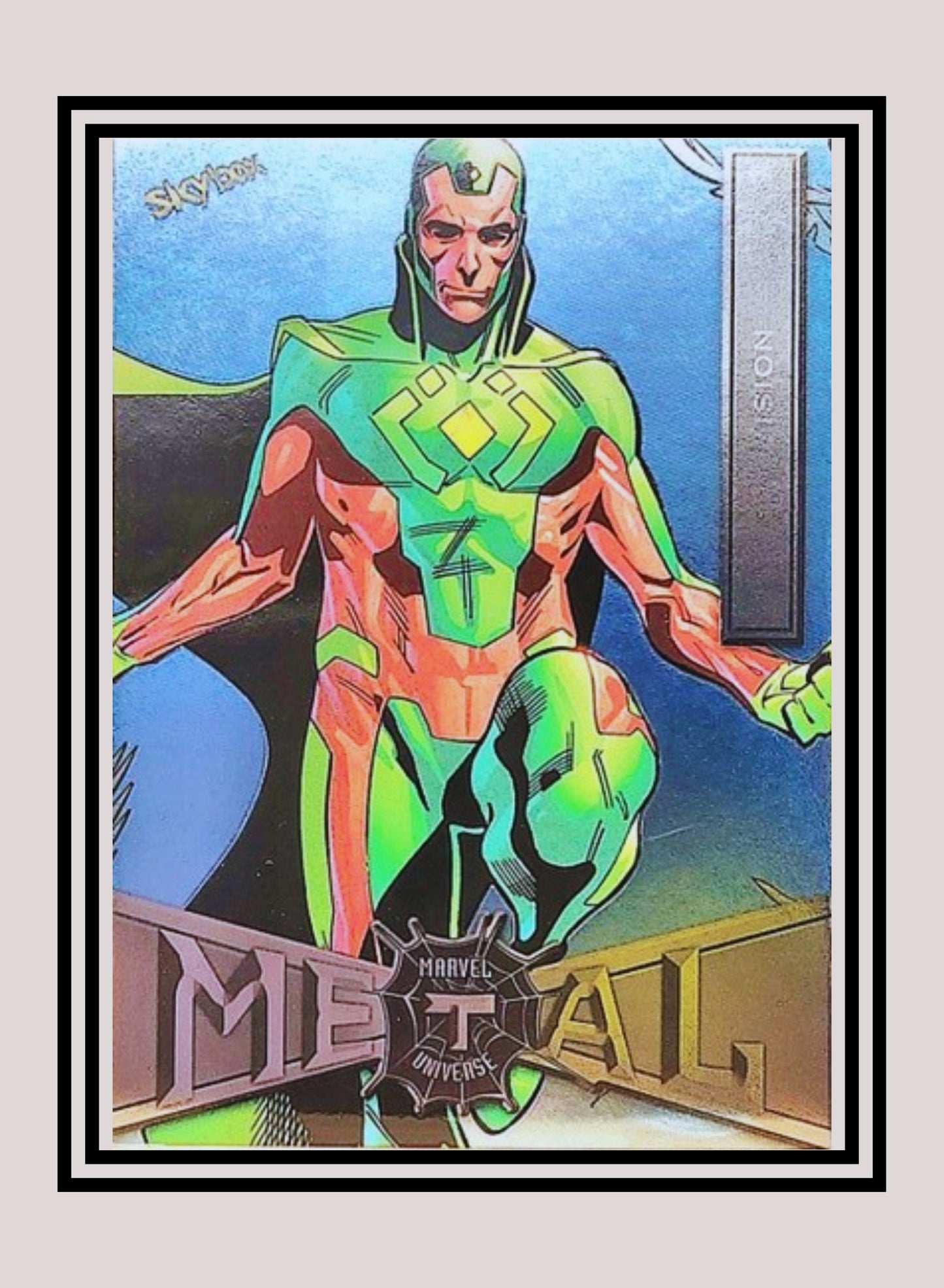 Marvel! 1x Vision - Base Low Series (#094 - 2021 Upper Deck Spiderman Metal Universe)