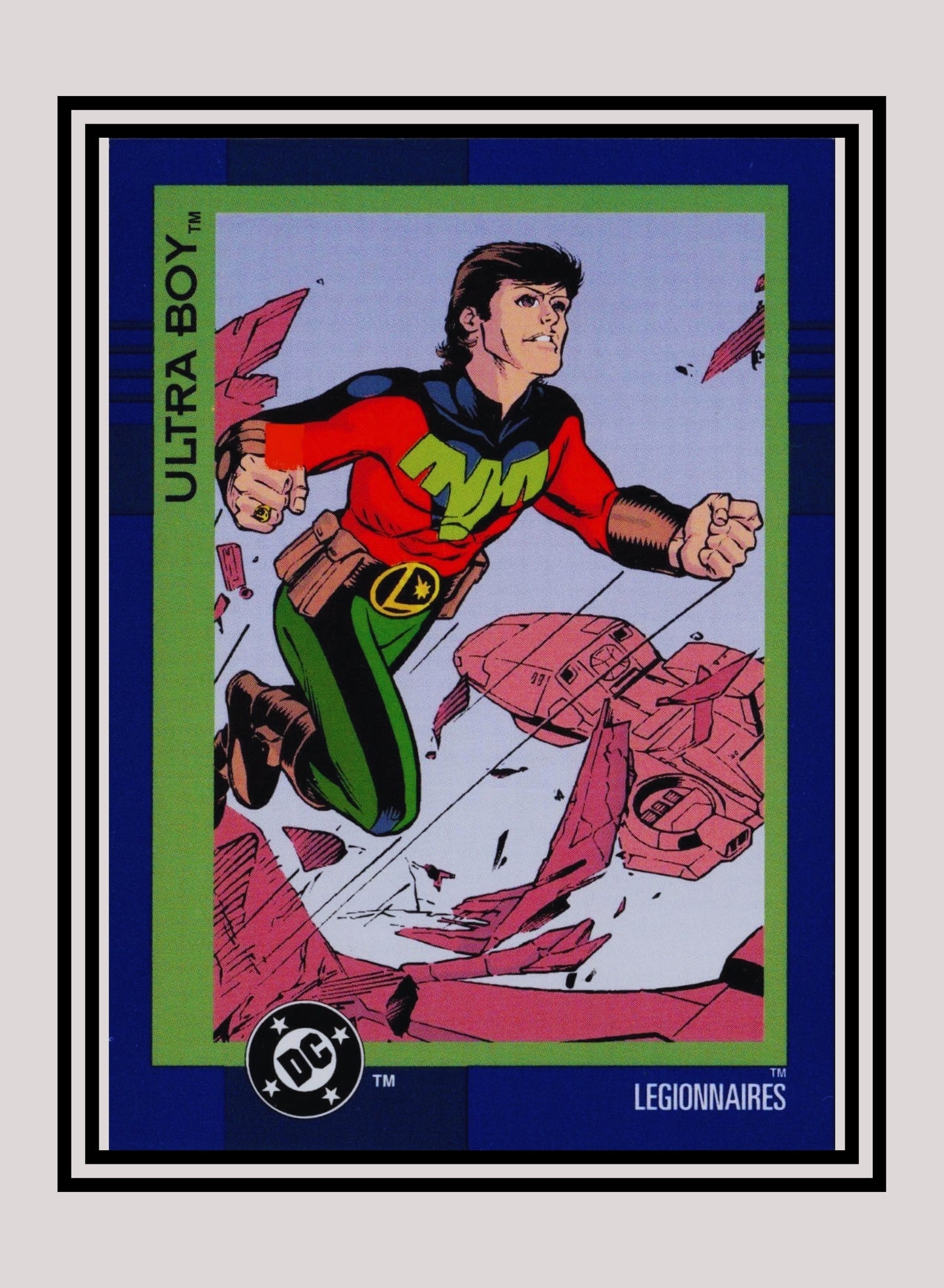 DC! 1x Ultra Boy - Base (#094 - 1993 Skybox DC Cosmic Teams)