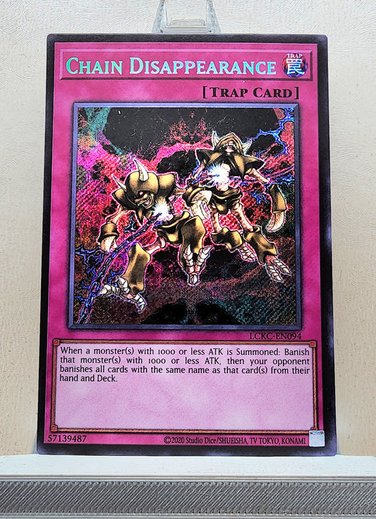 Yugioh! 1x Chain Disappearance (LCKC - Secret Rare) Unli Edition