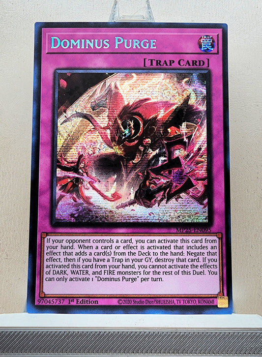 Yugioh! 1x Dominus Purge (MP25 - Prismatic Secret Rare) 1st Edition