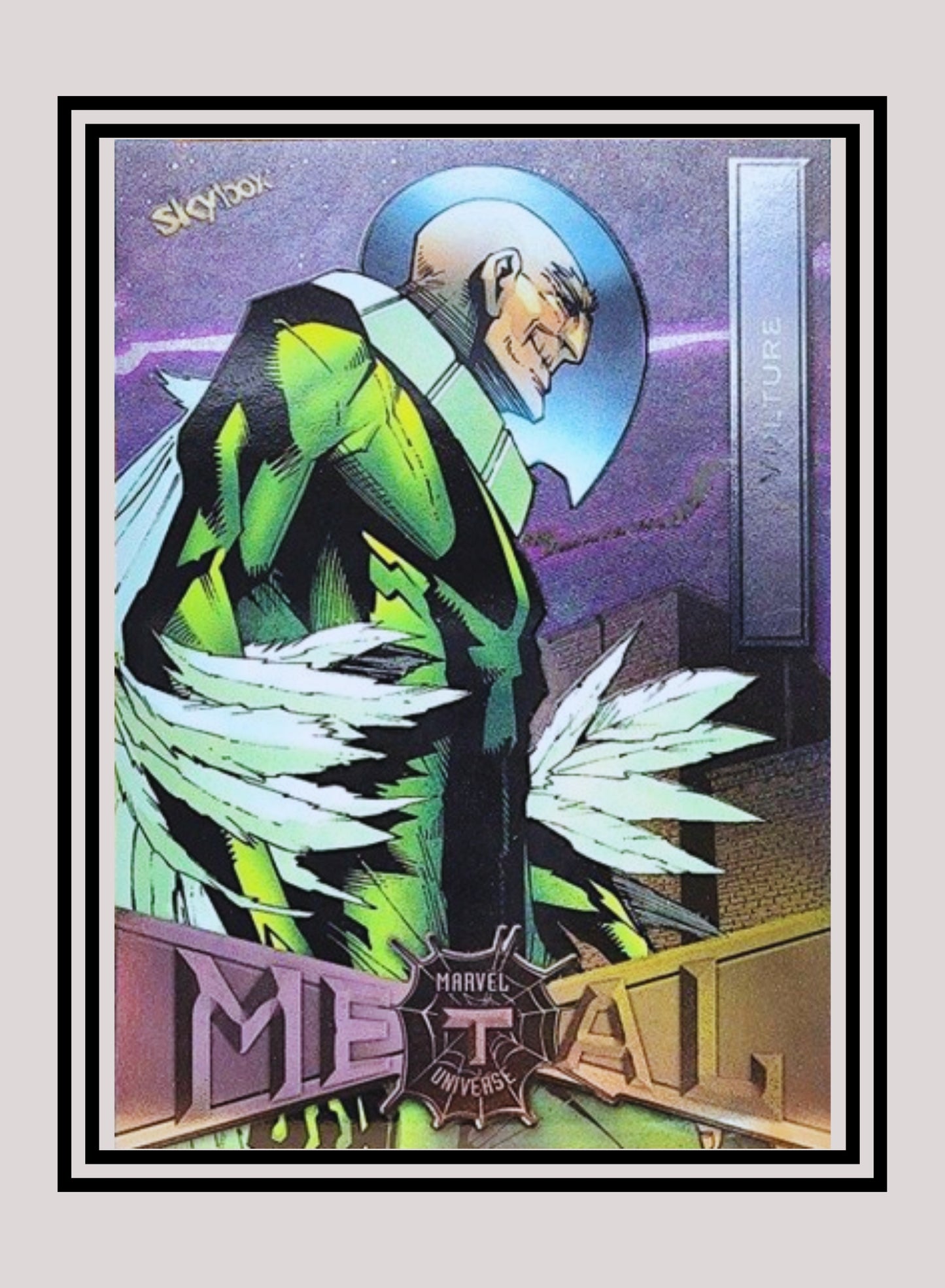 Marvel! 1x Vulture - Base Low Series (#095 - 2021 Upper Deck Spiderman Metal Universe)