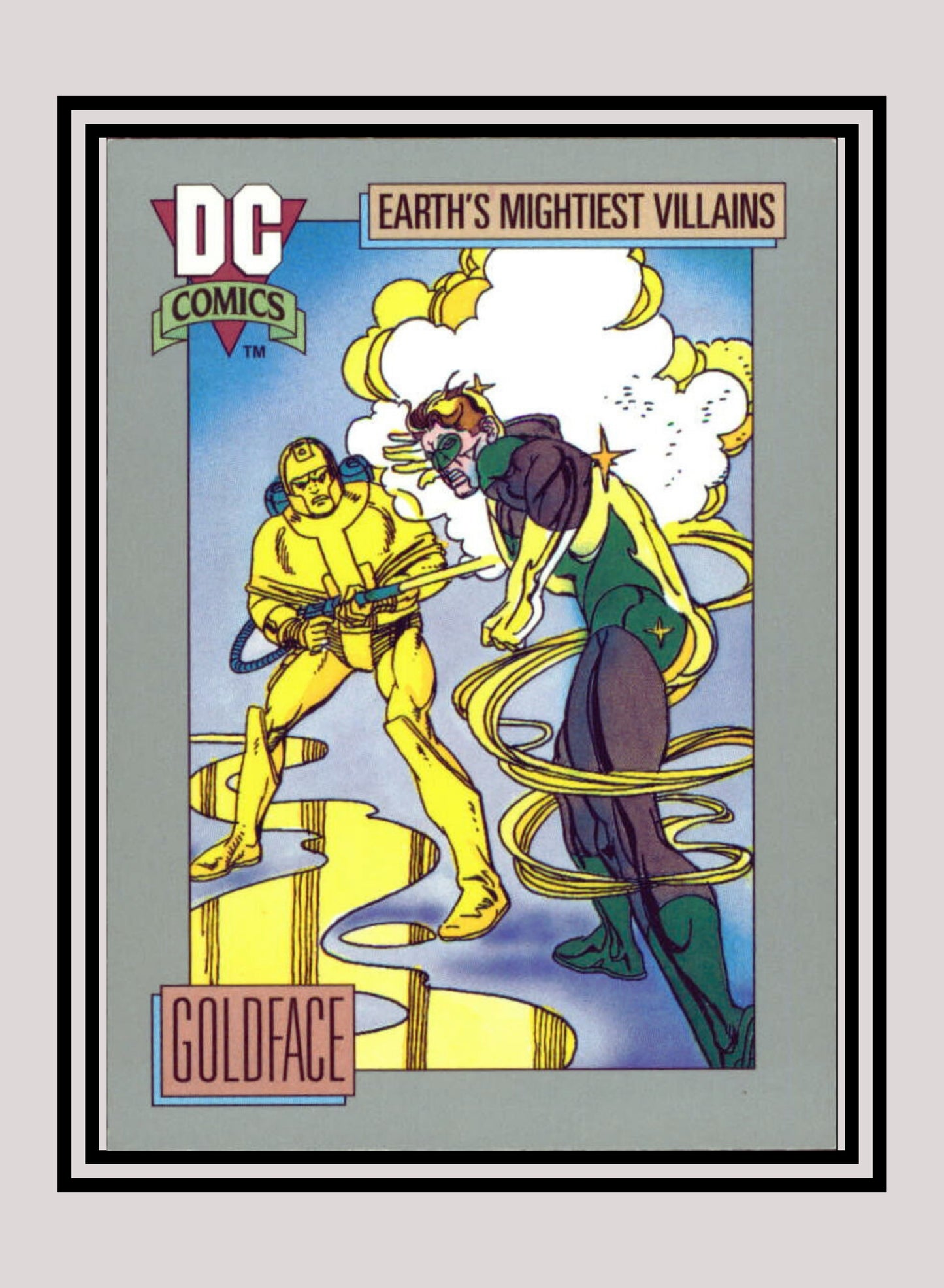 DC! 1x Goldface - Base (#095 - 1991 Impel DC Cosmic Cards)