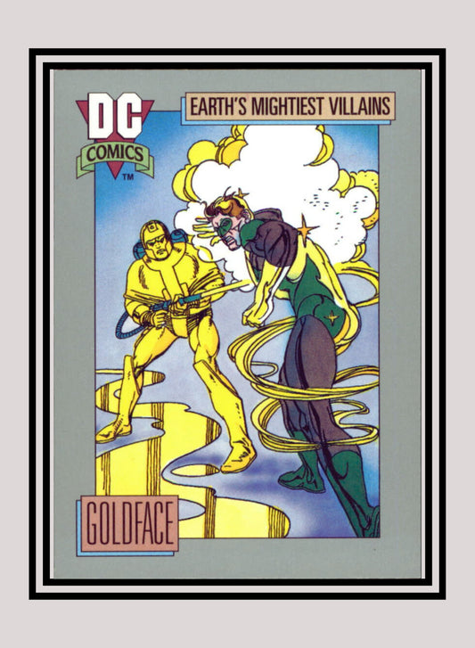 DC! 1x Goldface - Base (#095 - 1991 Impel DC Cosmic Cards)