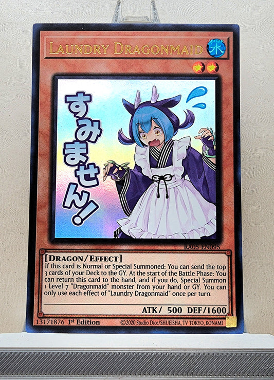Yugioh! 1x Laundry Dragonmaid Stamp Artwork (RA05 - Ultra Rare) 1st Edition