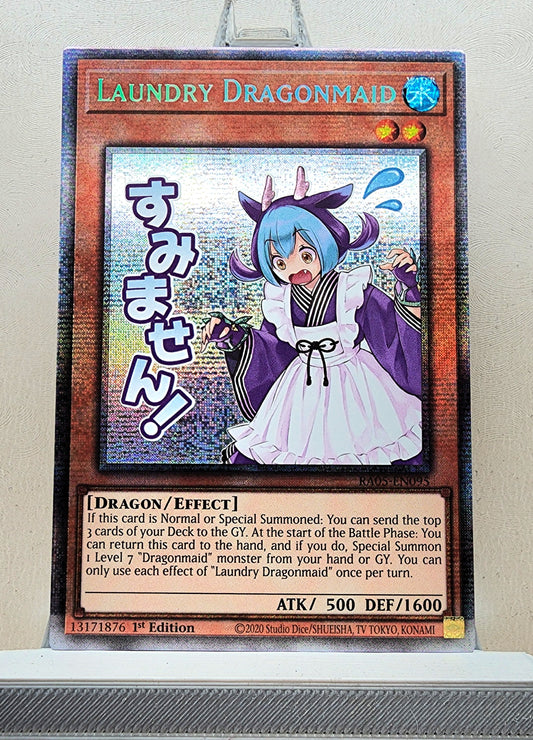 Yugioh! 1x Laundry Dragonmaid Stamp Artwork (RA05 - Starlight Rare) 1st Edition
