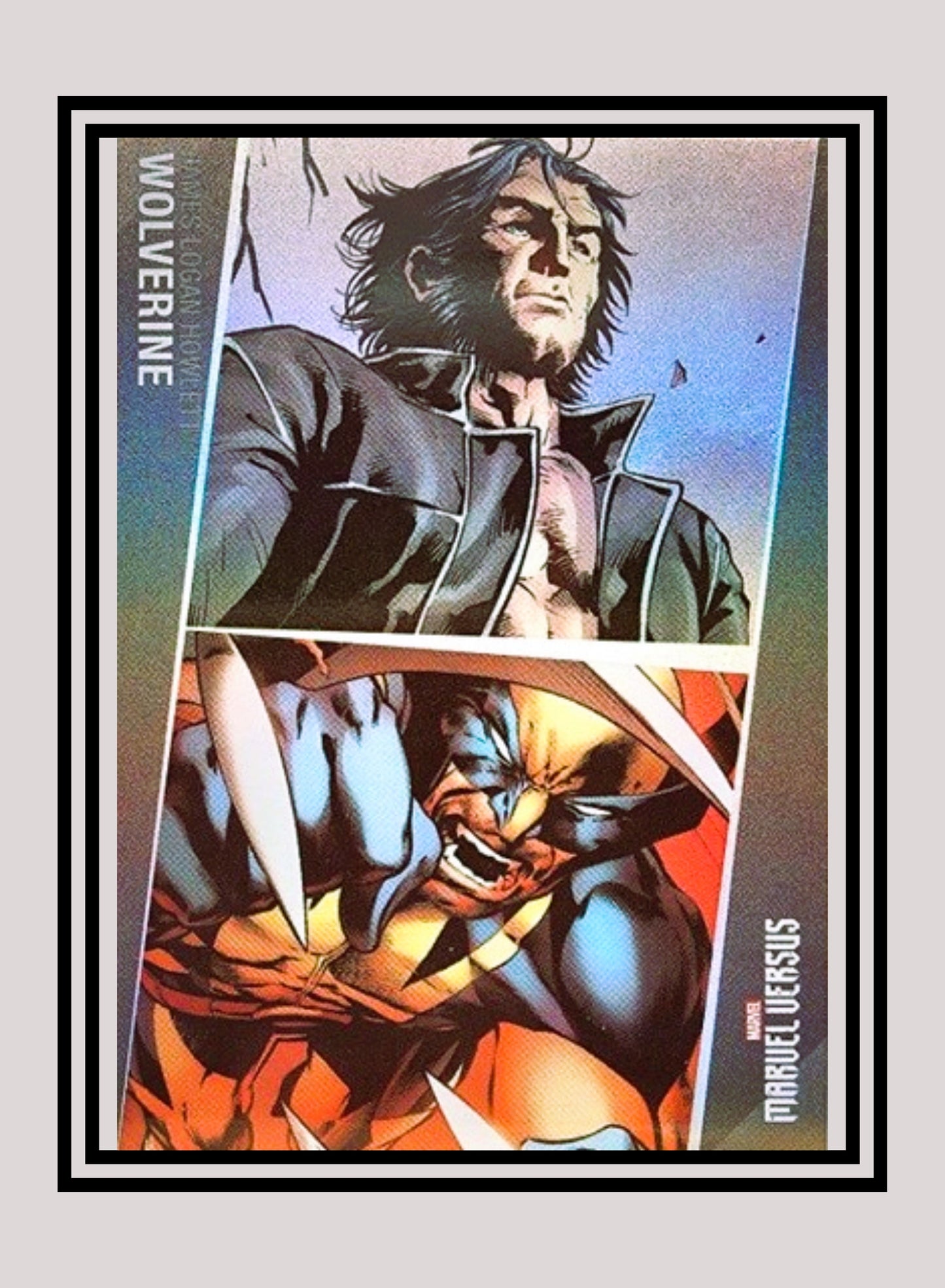 Marvel! 1x Wolverine / James "Logan" Howlett - Base Foil (#095 - 2022 Panini Marvel Versus)