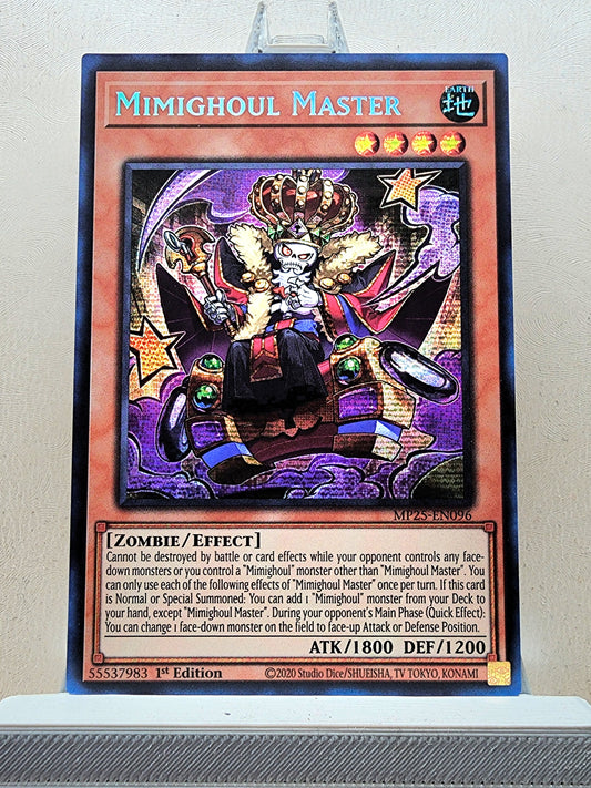 Yugioh! 1x Mimighoul Master (MP25 - Prismatic Secret Rare) 1st Edition