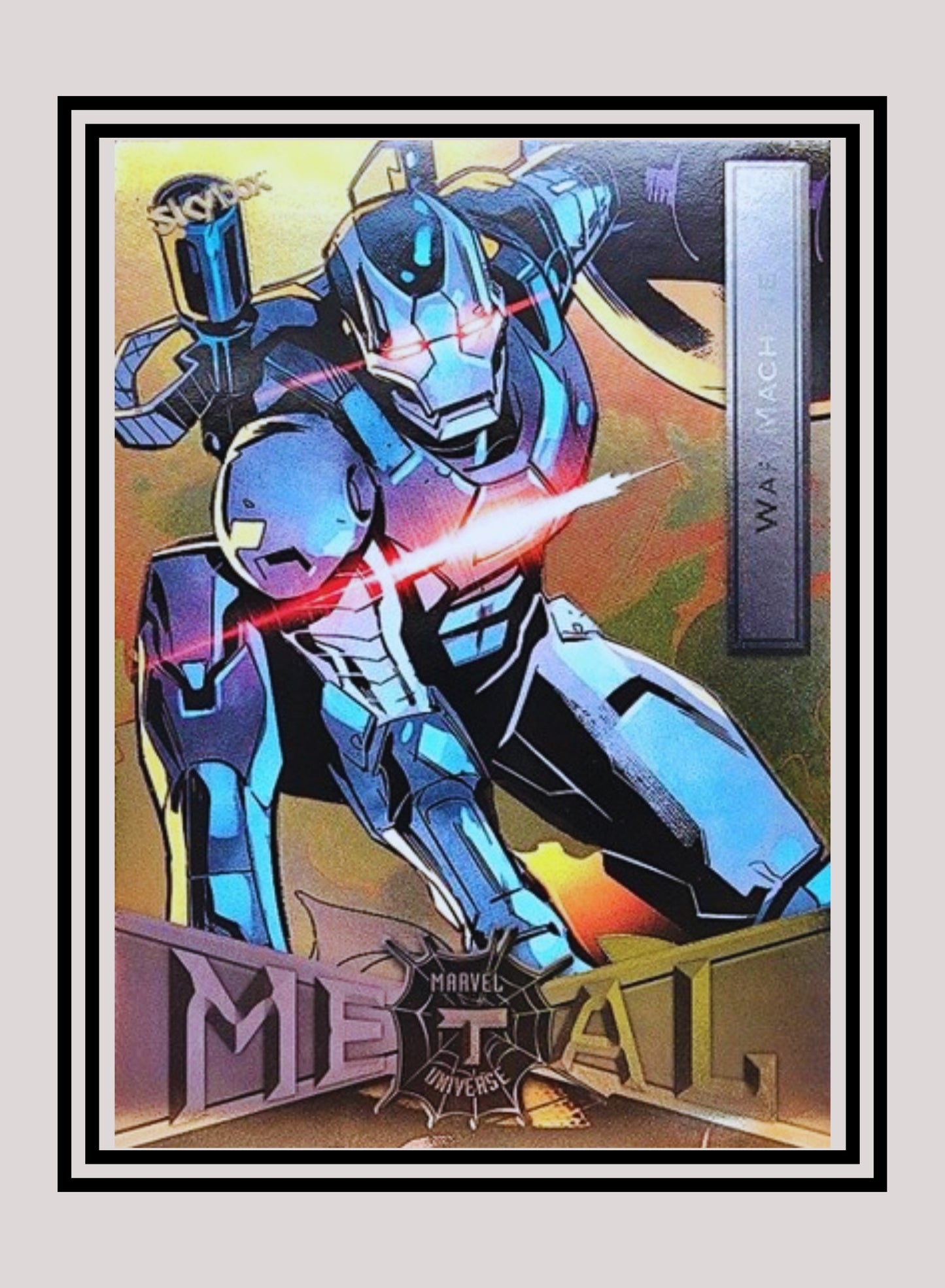 Marvel! 1x War Machine - Base Low Series (#096 - 2021 Upper Deck Spiderman Metal Universe)