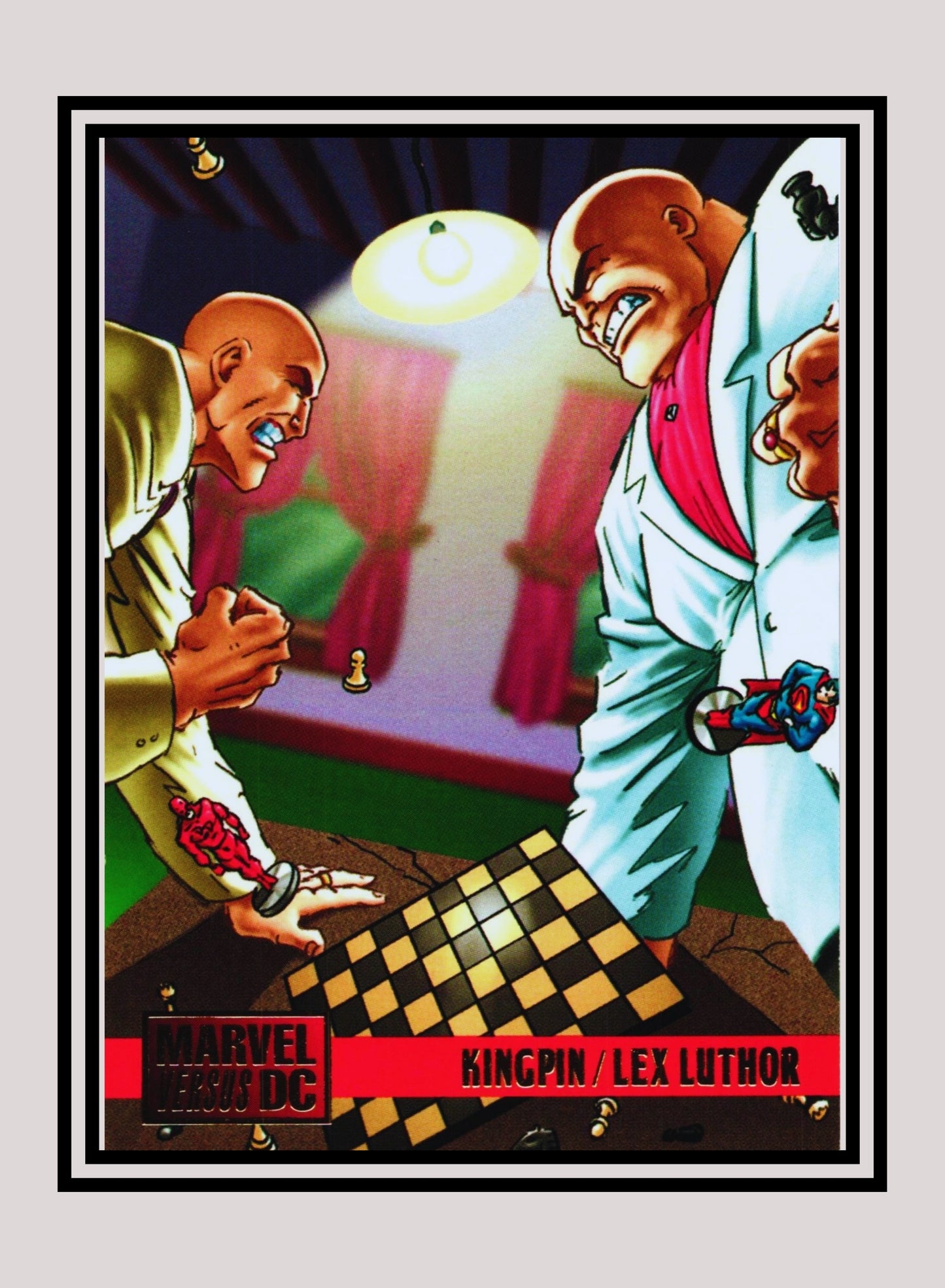 Marvel! 1x Kingpin vs. Lex Luthor - Base (#097 - 1995 Fleer DC vs. Marvel Comics)