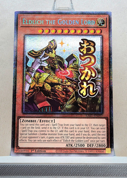 Yugioh! 1x Eldlich the Golden Lord Stamp Artwork (RA05 - Starlight Rare) 1st Edition