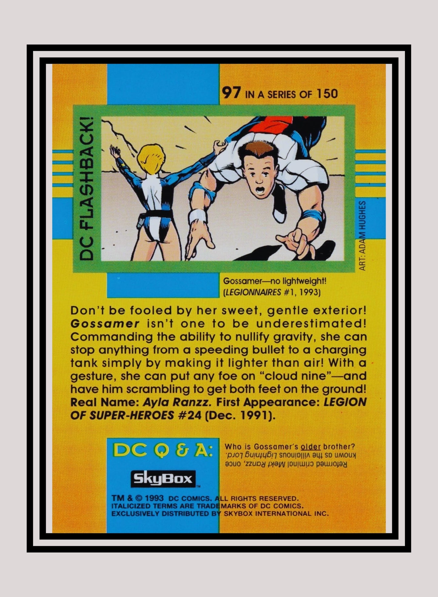 DC! 1x Gossamer - Base (#097 - 1993 Skybox DC Cosmic Teams)