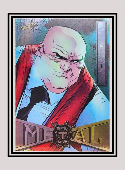 Marvel! 1x Wilson Fisk - Base Low Series (#098 - 2021 Upper Deck Spiderman Metal Universe)