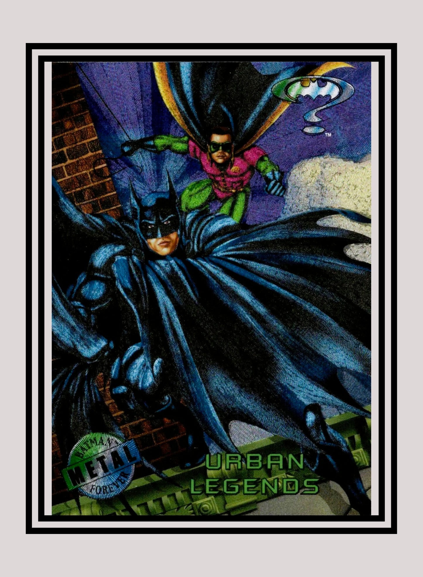 DC! 1x Urban Legends - Base Metal (#098 - 1995 Fleer Batman Forever Metal)