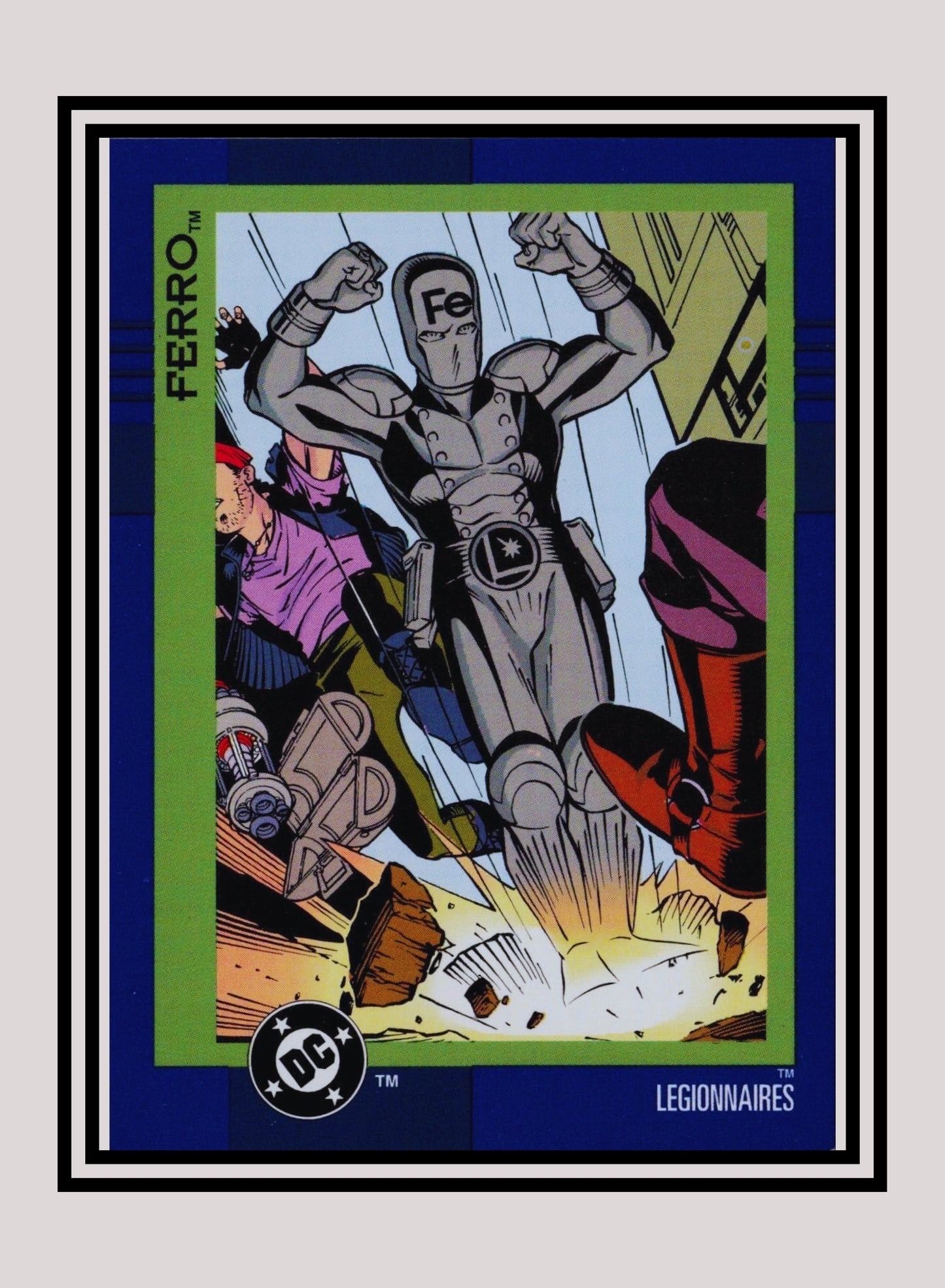 DC! 1x Ferro - Base (#098 - 1993 Skybox DC Cosmic Teams)